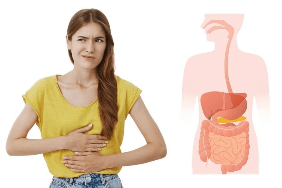 Rối loạn tiêu hóa gây đau bụng và khó chịu ở vùng bụng